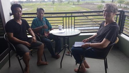 Engga, Pak Aron, and Mary